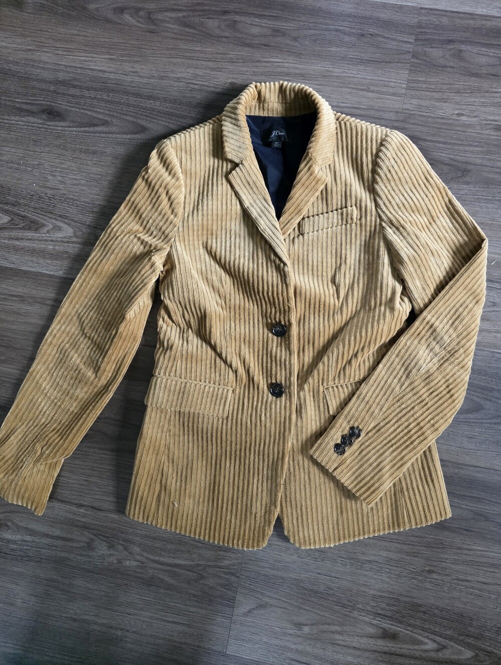 J. Crew Corduroy Blazer in Marigold Yellow Size 6T Women's